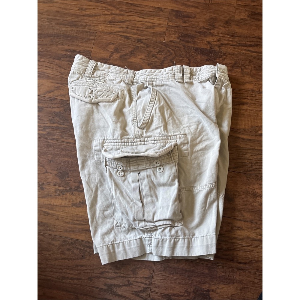 Polo Ralph Lauren Shorts Mens 38 Khaki Cargo Paratrooper Military Tan